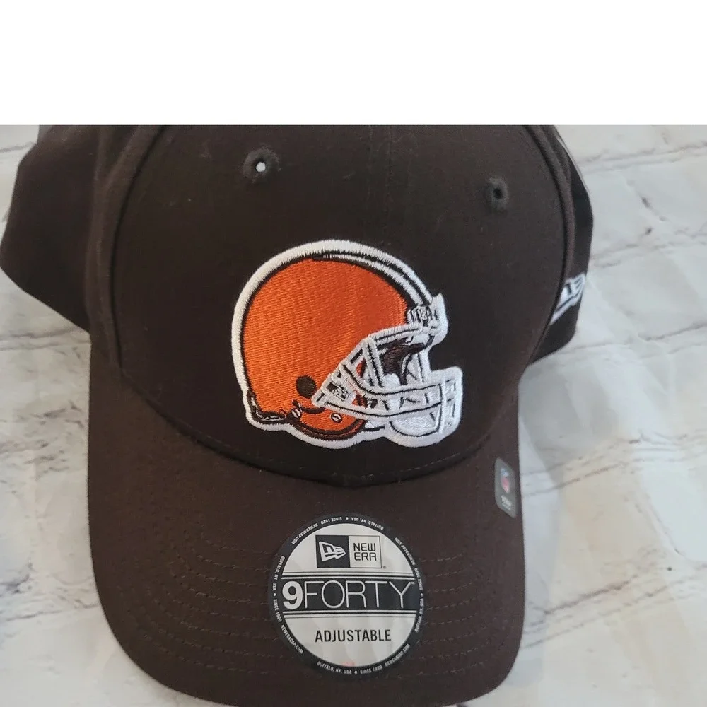 New Era 9FORTY Cleveland Browns NFL Hat Brown Adjustable Snapback Cap OSFM
